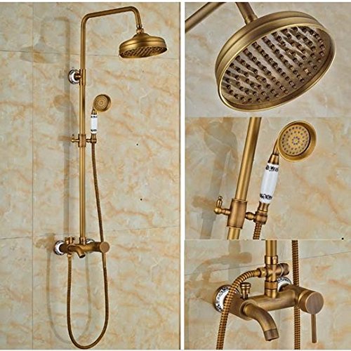 Ensemble de douche pluie Gowe pour baignoire avec douchette à main
