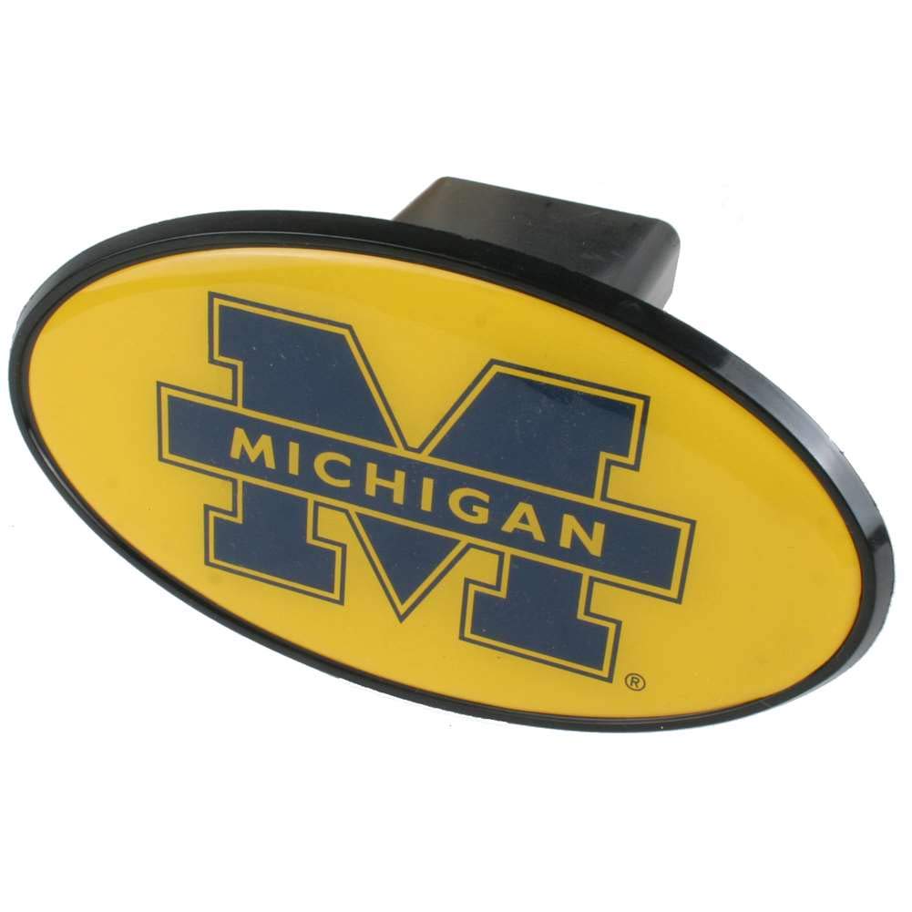 Michigan Wolverines Hitch Receiver Cover Snap Cap - Yellow