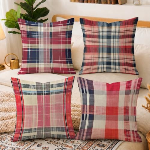 Housses de coussin velours rouge 65x65cm de qualité supérieure