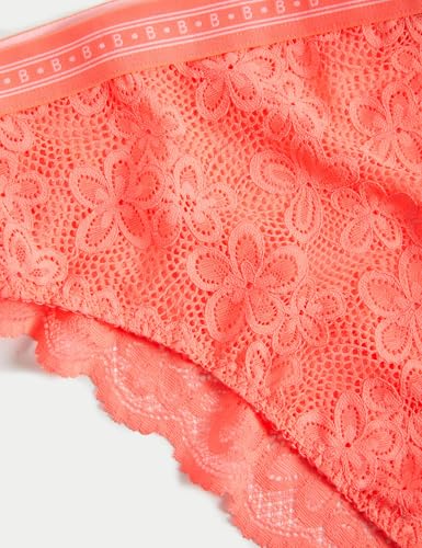 Image of Marks & Spencer B by Boutique Womens Polyamide Blend Solid High Rise High Leg Knicker