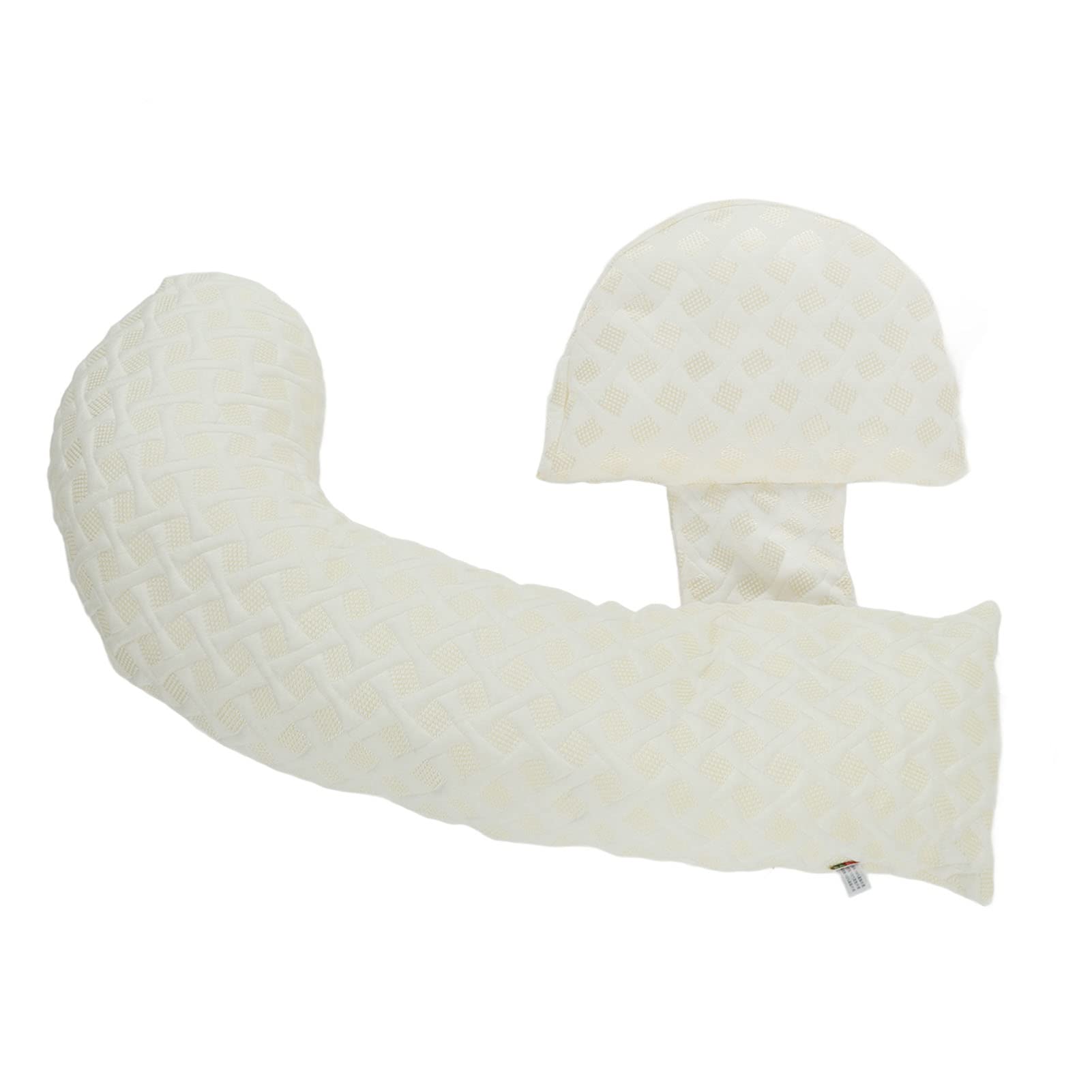Almohada de Apoyo para Embarazo Ajustable en Forma de U con Gancho Desmontable, Almohada para Dormir de Lado, Corporal de Maternidad para Dormir, Alivio Ergonómico del Dolor de Espalda y