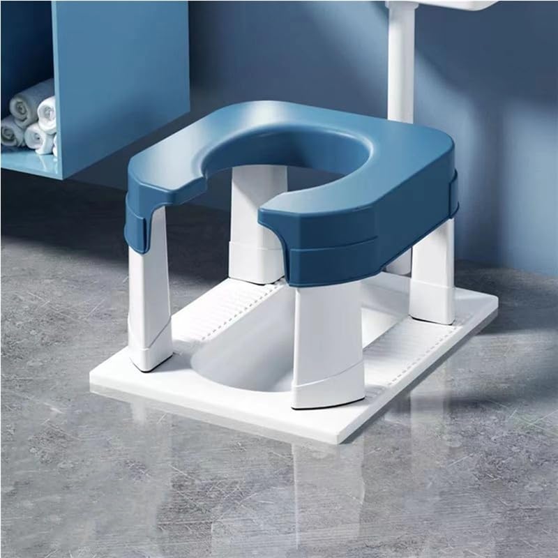 Reposapiés de plástico for adultos, taburete de baño con escalón elevado, ayuda for sentadillas, taburete de baño portátil, taburete de baño resistente for adultos, reposapiés antideslizante.(Option 1
