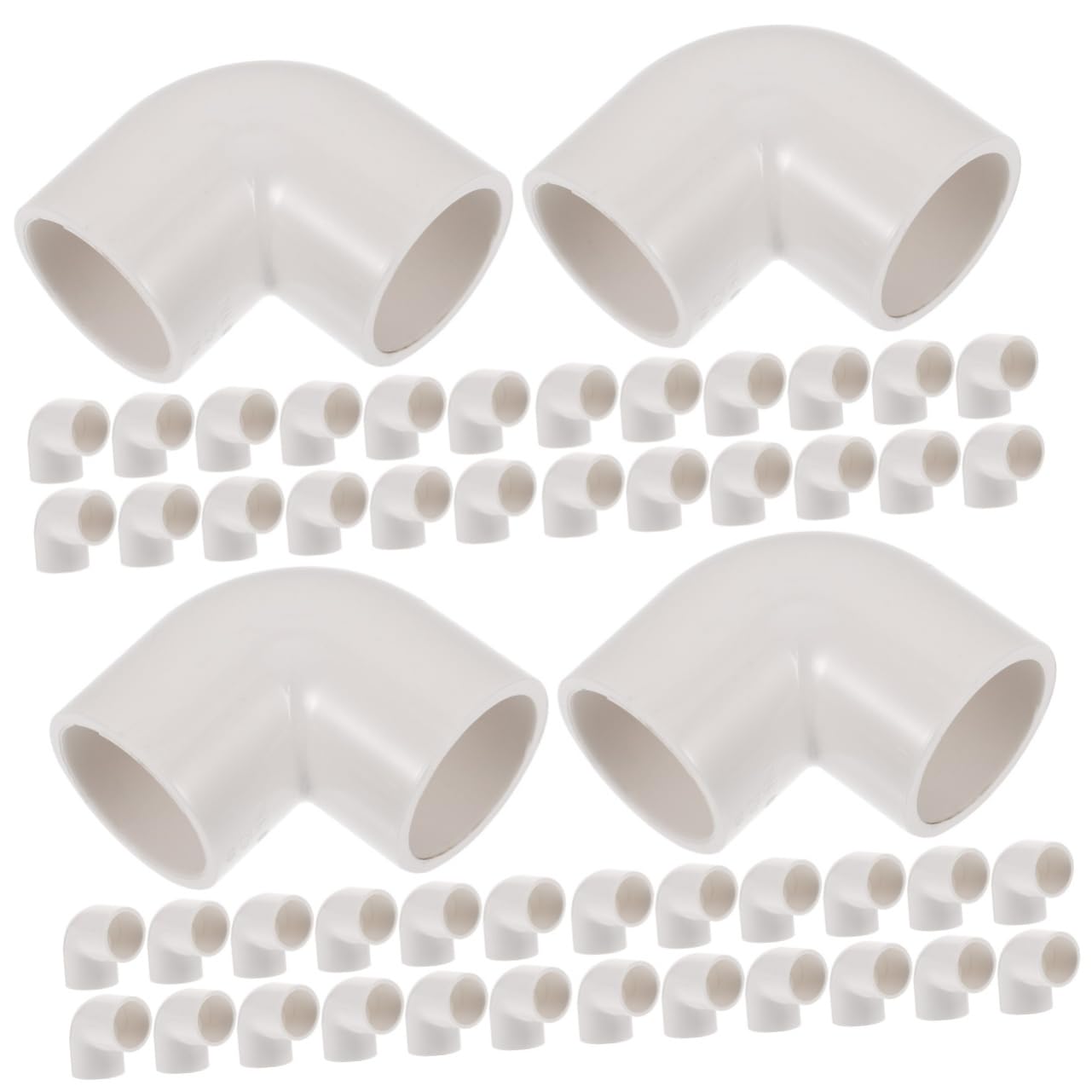 Mikikit Conector De Jardín De Adaptador De Manguera Accesorios De Fittings Plásticos Resistentes Y Duraderos 20 Piezas*4