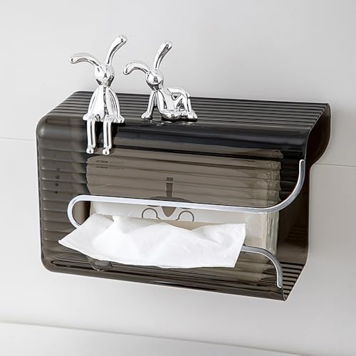 Set de 2 estatuas decorativas de conejo blancas y doradas miniatura 3