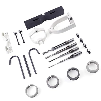 Manual Mortising Mortise Tenon Drill Mortising Chisels Tenoning Machine Drilling Machine for Bench Drill Woodworking Square Hole Chisel Mortising Mortise Locator Set Accessories For Wood Square Hole