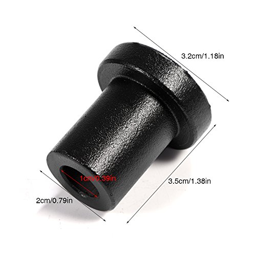 4 Pçs Deslizante Porta do Celeiro Ferragem Parede Espaçadores de Aço Carbono Conector para Deslizant