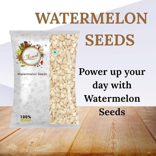 Image of Chounk Edible Raw Water Melon Seeds - 500 Grams (Pack of 1) | Magaj Seed Pack | Tarbuj Ke Beej | Rich in Protein | Potassium | Magnesium & Iron | Raw Watermelon Seeds for Eating | Healthy Food