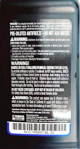 Yamaha Yamalube Pre-Diluted Antifreeze