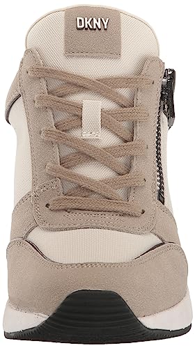 DKNY Women's Kaden Lace Up Wedge Sneaker with Side Zipper2