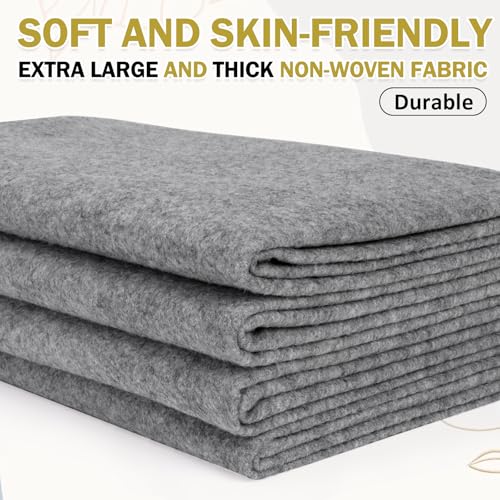 Image of XSEINO Gray Large Felt Fabric 36 inch X 36 inch(1 Square Yard), 1.4 mm Thick Soft Felt Fabric Sheet for Crafts, Gray Series Colors Soft Nonwoven Fabric, Fit for Decoration, Sewing, DIY Crafts