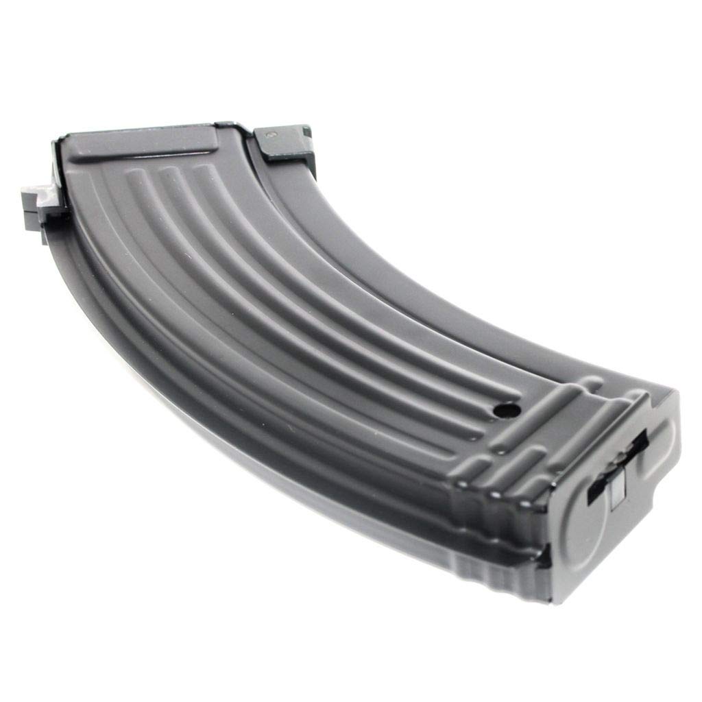 Airsoft Softair 500rd Mag Hi-Cap - Caricatore per AEG serie AK, colore: Nero