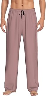 Pantalones de Pijama Negros Divertidos para Hombre, Suaves y cómodos, con Bolsillos y cordón Ajustable.
