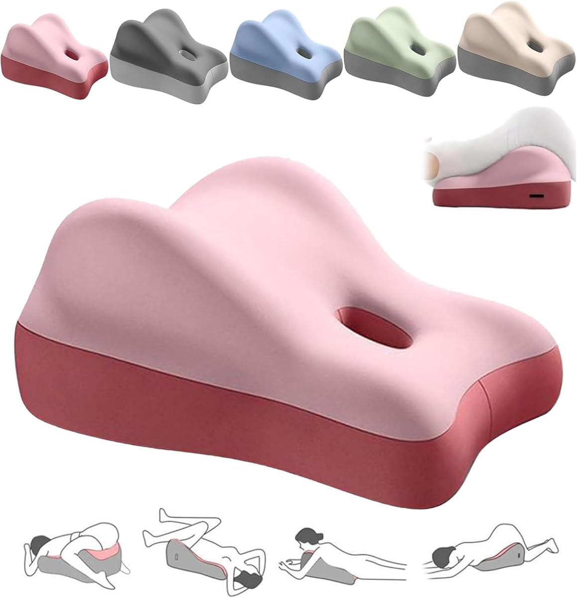 Sweet Surrender Paar Kissen Memory Foam - Keilkissen Für Bessere Positionierung