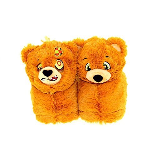 Sleeper'z - Zapatillas de Estar por Casa de Material Sintético Unisex Adulto, Marrón (marrón), 34/36 EU