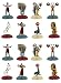 Beistle 54985 Vintage Circus Mini Centerpieces 16 Piece, 5", Multicolored