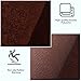 ZGR HOME&GARDEN Custom Size Runner Rug 2 ft x 6 ft, 2-82ft Carpet Runners Hallway Entryway Kitchen Garage Laundry Room Area Rugs with Non-Slip Rubber Backing, Chocolate Brown