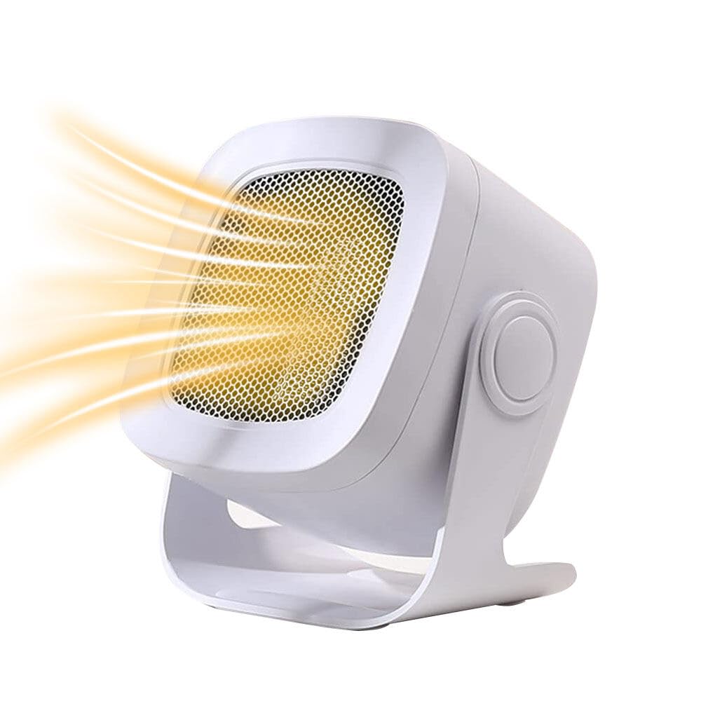 Labymos 400-800W Electric Warm Air Hine PTC Ceramic Heating 90° Wide-Angle Air plys Warm Circulating Wind Flows Hot-air Blower for Winter