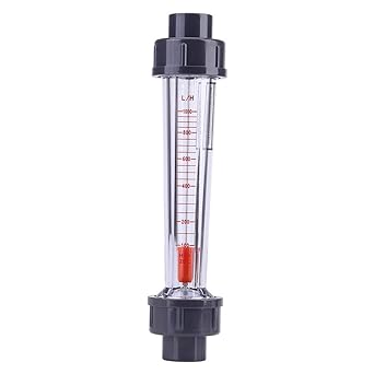 Flowmeter Inline Rotameter 100-1000 LPH Rotameter Plastic Tube Type Water Liquid Flow Meter