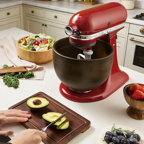 Tazón de Mezcla de Nogal Americano 5 Qt para Kitchen Aid miniatura 5