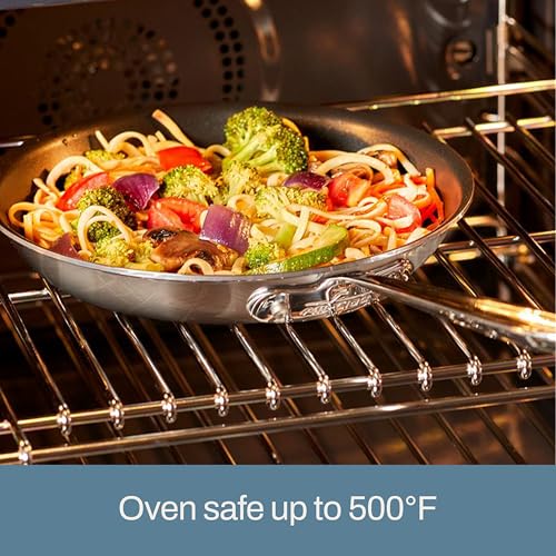 All-Clad D5 Brushed Pro Nonstick 5-ply Bonded Cookware, Fry Pan, 12 inch - Image 6