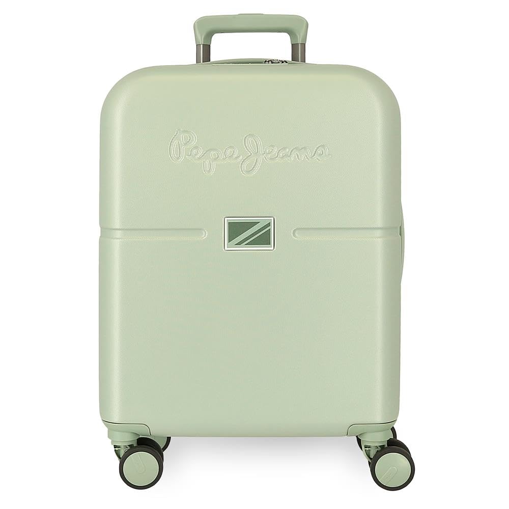 Pepe Jeans Accent Cabin Suitcase, Light Green, 40x55x20 cms, Cabin Suitcase