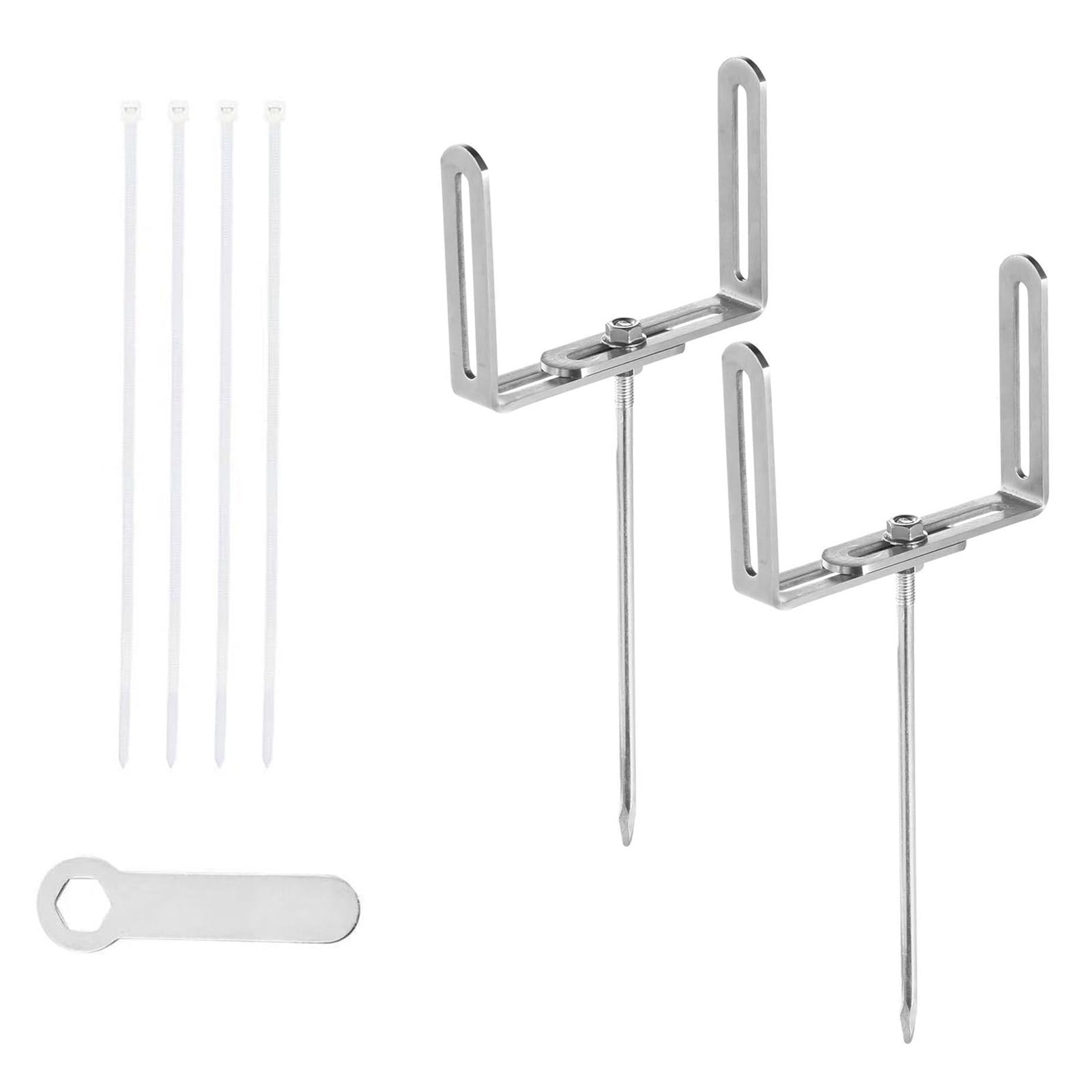 Rgybao 15Cm 2Pcs Gutter Downspout Holder Stable Stand Rustproof Downspout Stabilizer For Effective Water Drainage Enduring Stabilizer