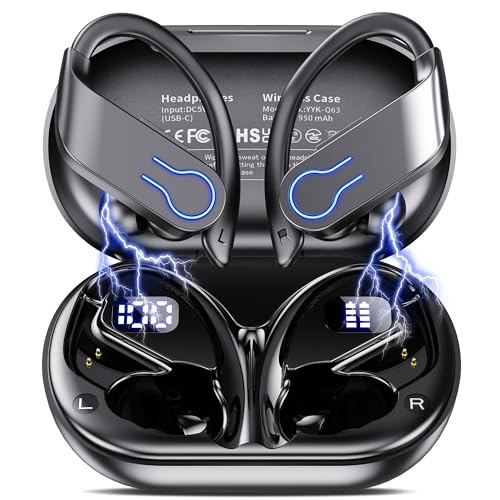 Mosyxe Auriculares Inalambricos Deportivos, 2024 Auriculares Bluetooth 5.3 Con Hifi Estéreo, Hd Micrófono, 120h Cascos Inalambricos Con Pantalla Led, Ipx7 Impermeable Auriculares Para Sport Running Mosyxe Auriculares Inalambricos Deportivos, 2024 Auriculares Bluetooth 5.3 Con Hifi Estéreo, Hd Micrófono, 120h Cascos Inalambricos Con Pantalla Led, Ipx7 Impermeable Auriculares Para Sport Running