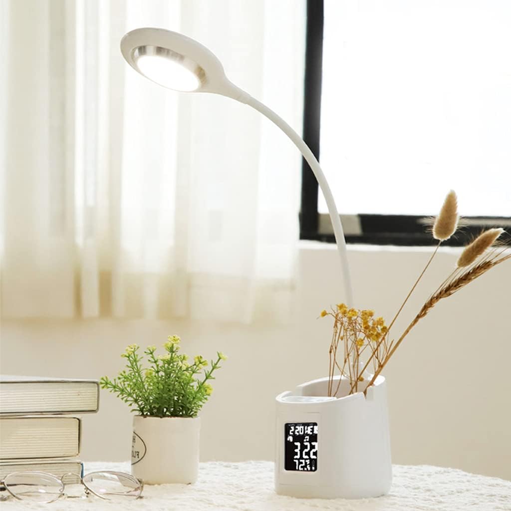 1 PC Desk Light with Pen Holder Eye for Adjustable Table Lamps for Office Work Study Room Learn