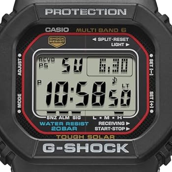 Casio Relógio esportivo masculino G-Shock GWM5610-1 em resina