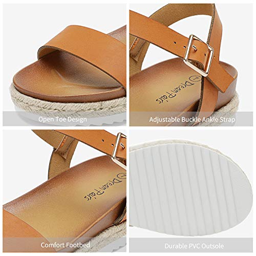Image of DREAM PAIRS Espadrille Casual Platform Sandals