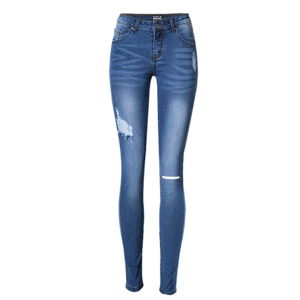 Schlanke Röhrenjeans Frauen Streetwear Schnurrbart Effekt Vintage Vaqueros Mujer Niedrige Taille Sexy Push Up Ripped Jeans für Frauen-34