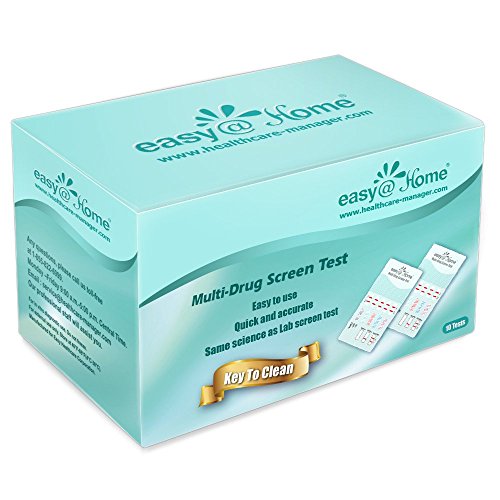 10 Pack Easy@Home 6 Panel Instant Drug Test Kits - Testing Marijuana (THC)
