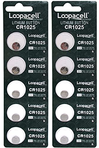 Pilas de Litio CR1025 3V Loopacell Paquete 10 miniatura 1