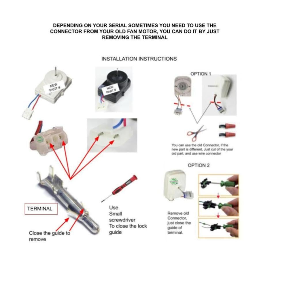 5303299165 CKD7279 5303299165 Refrigerator Fan Motor Fits old # 5303299165