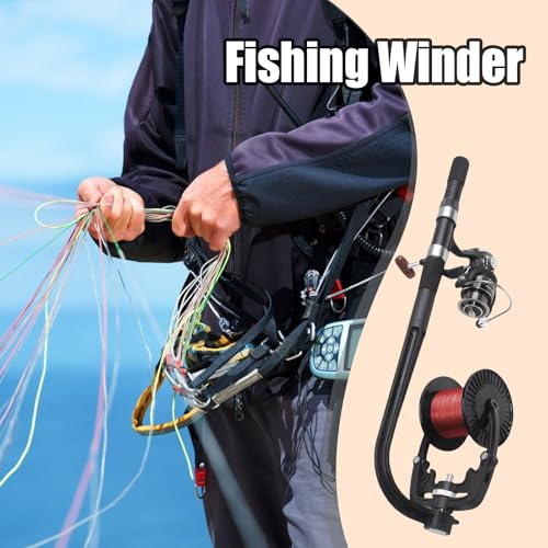 Herramienta para bobinar líneas de pesca con control de tensión estable en baitcasting 3