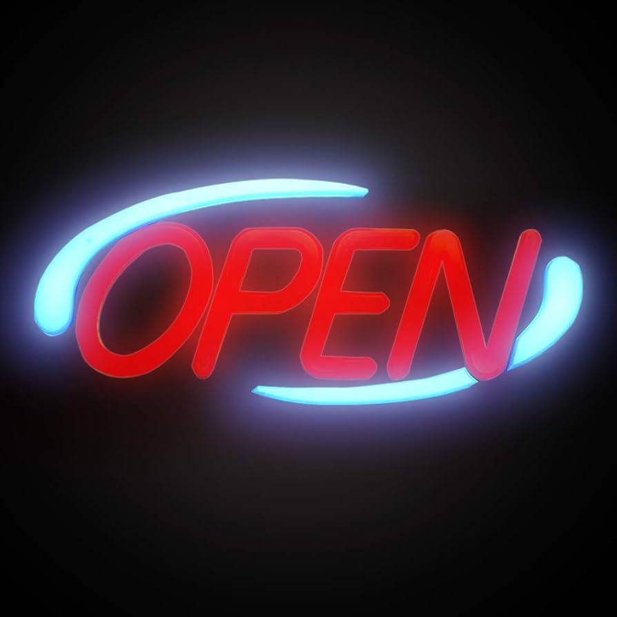 LED　open　Sign ADD CANADA LED Open Sign Premier Super Bright 20