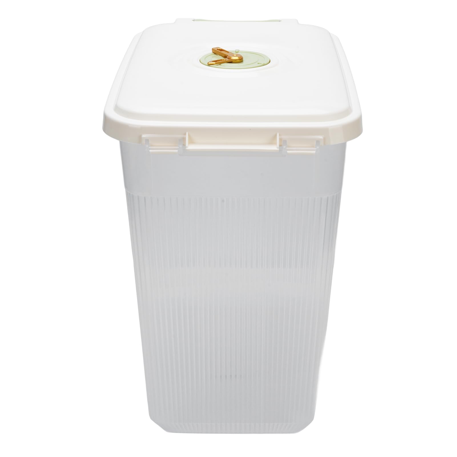 Récipient de Stockage de Riz avec Couvercle, Récipient Polyvalent en PP épais à Joint Hermétique, Bac Alimentaire Hermétique, Idéal pour l'organisation du Garde-manger de Cuisine