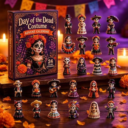 Day of the Dead Costume Advent Calendar 2026, 24 Days of The Dead Calendars - image 3
