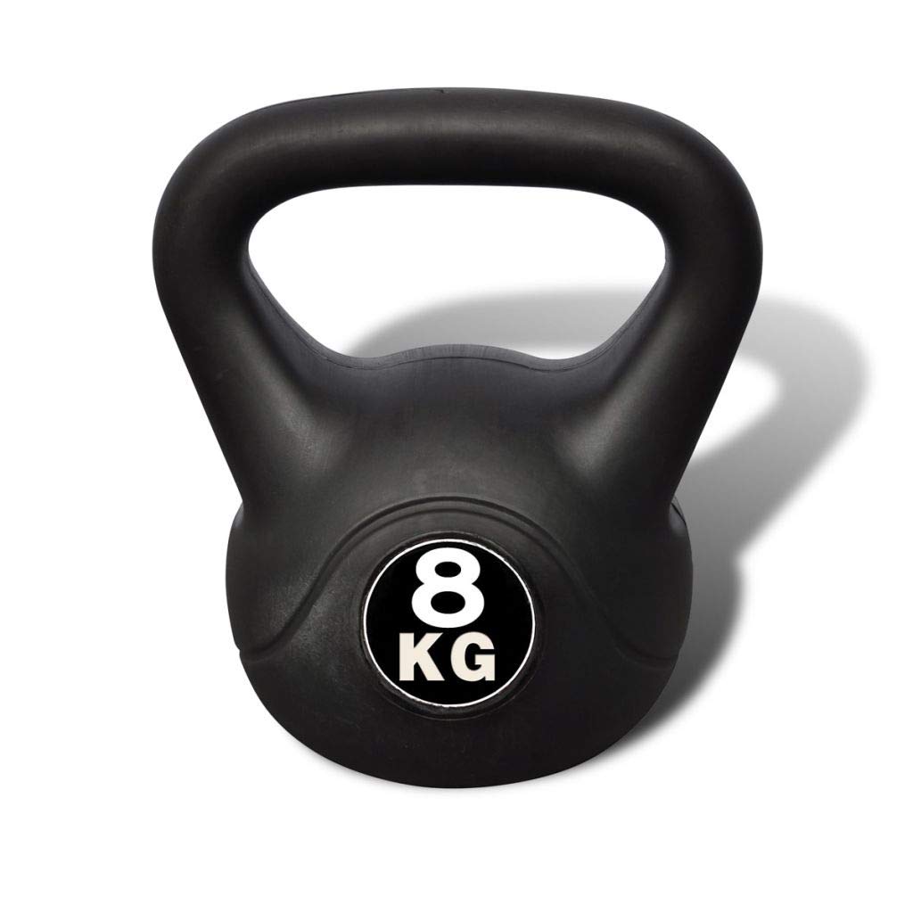 Pesa Rusa, Kettlebell 8 kg para fisicoculturismo y Entrenamiento con Pesas Pesa Kettlebell
