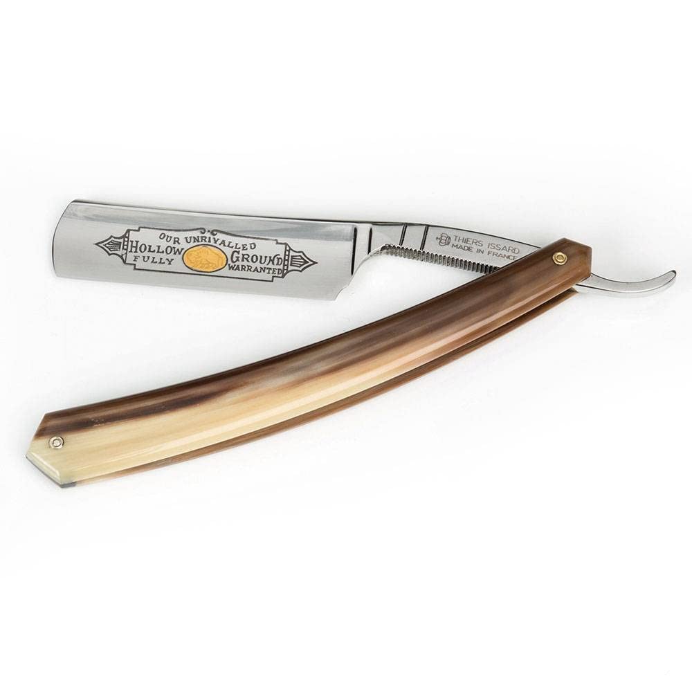 Amazon.com: Thiers Issard Straight Razor - Cow Horn Handle (6/8