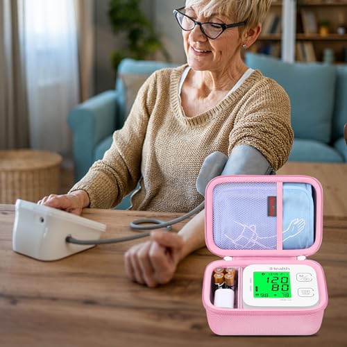 Image of Elonbo Camera Carrying Case for Gofunly /LETSHAHA /Hangrui Instant Print Camera, Portable Mini Photo Instant Digital Camera Storage Cover Bag Holder, Pink