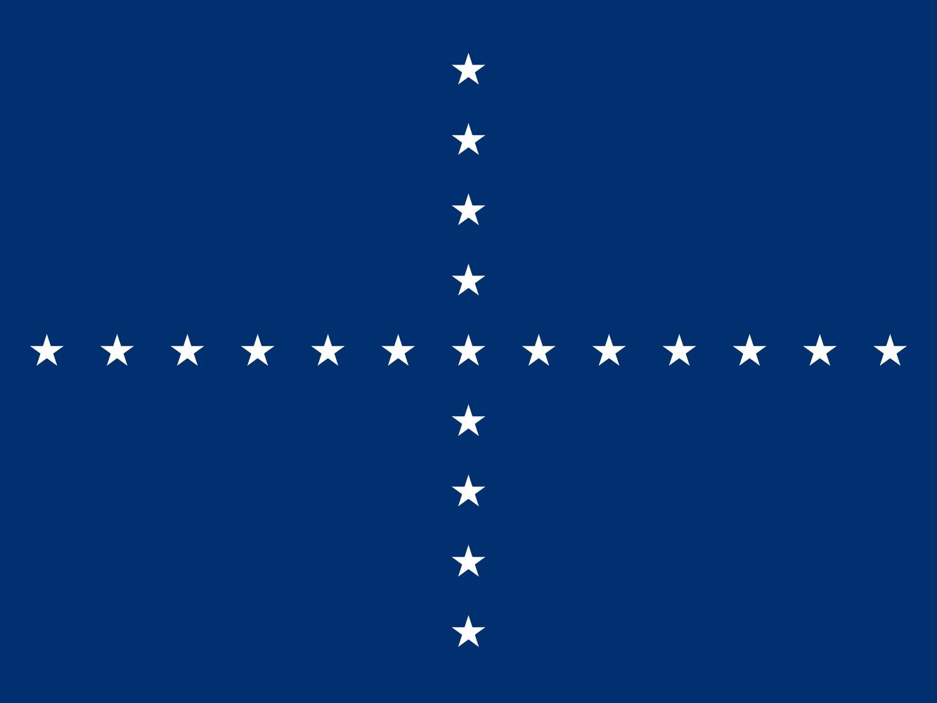 Drapeau XL Naval Jack of Brazil décoration murale et pavillon paysage 2.16m²
