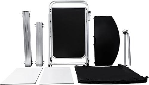 Miniatura 5 de CampLand Mesa de cocina plegable al aire libre portátil estación de cocina de aluminio para acampar con organizador de almacenamiento (negro)