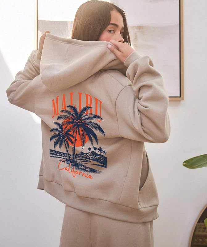 Image of London Hills Hoodies for Women Stylish Sweater for Woman with Zip Stylish Unisex Graphic Print Cotton Blend Fleece Hoodie Zipper Winter wear Hood Regular Fit, Long Sleeve
