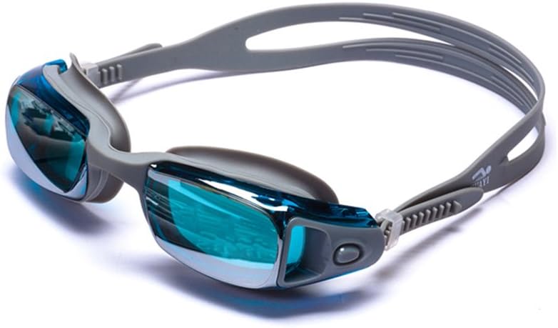 SinoFish Pro Swimming Goggles- Anti Fog Technology -Waterproof - Compare to Speedo - Crystal Clear Vision - Mirrored UV Protection - Swim Goggle For Men Women