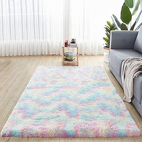 Tapis en peluche FAXDM, tapis moelleux Cover