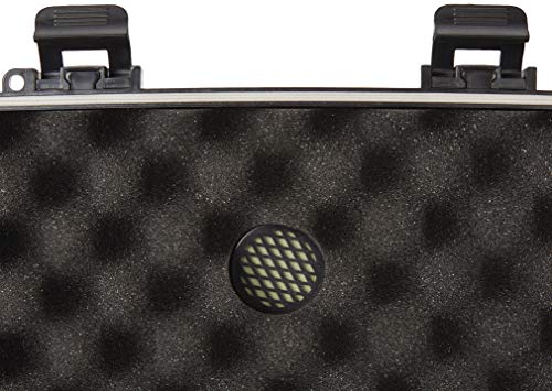 F.e.s.s. Fess F15 Double Clamp Black Cigar Humidor Water Resistant Crush-Proof Air Tight Holder Portable Humidifier Travel Case For Up To 10-15 Cigars #TOP3