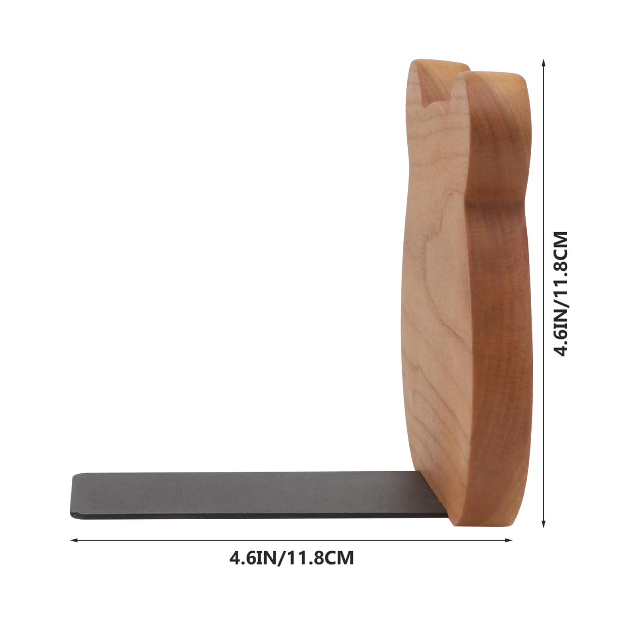 BESTOYARD Decorative Bookends Ends to Hold Books Bear Modeling Heavy Duty Stoppers for Shelves Decorative Tabletop Rustic Farmhouse Bookend Support