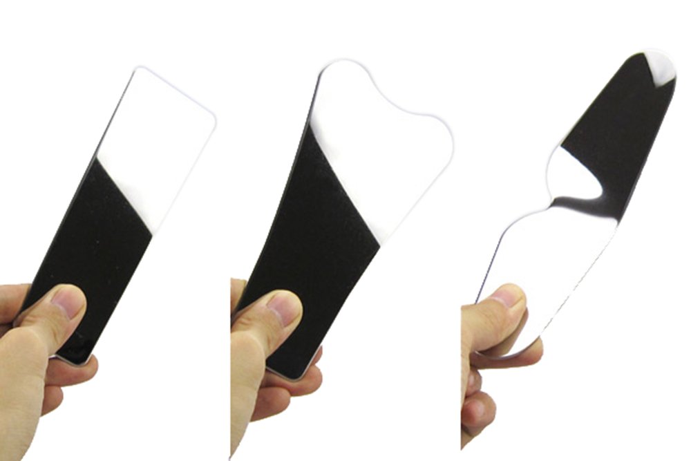 Dental Oral Clinic Stainless Steel Photographic Mirror Reflector 1 Set /3pcs