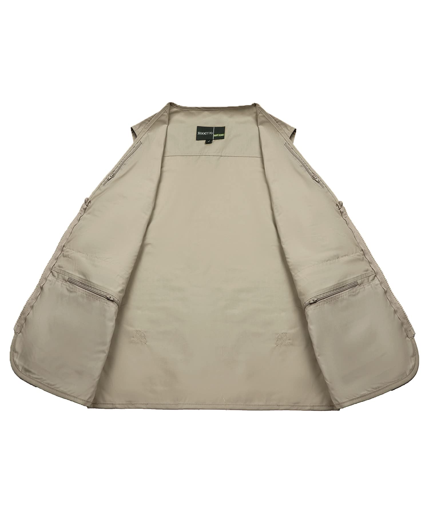 Homme Gilet de pêche à séchage rapide Gilet d'extérieur Veste de Loisirs Léger Respirant Gilet de Photographie Gilet Sans Manches Veste de Sport avec Multi-Poche